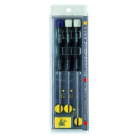 VESSEL Micro Screwdriver 3PC. Set -1.8x50 (1/16"x2"), -2.5x75 (3/32"x3"), 00x75 (3") No.9903E