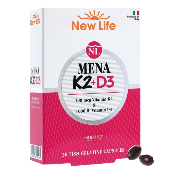 New Life MENA K2 +D3 30 Kapsül