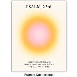 YELLOWBIRD ART & DESIGN Bible Verse Wall Art & Decor - Jesus Christ Inspirational quote Set - Motivation positive Quotes Wall Decor - Scripture Wall Art - Christian Art spiritual Gifts for Women - Religious Wall Decor