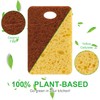 Biodegradable Natural Kitchen Sponge Eco Scratch Free Compostable Cellulose Sisal