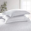 Yorkshire Bedding Single Duvet Cover Set Stripes Satin Hotel Quality