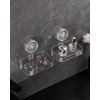 NEELEEN Soap Dish - Clear Suction Cup Soap Dish for