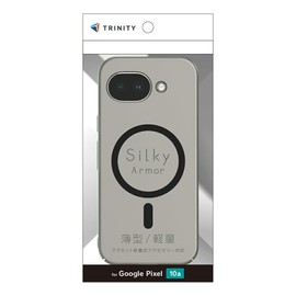 TRINITY TR-PX2610A-SA-CLBK for Google Pixel10a [Silky Armor] Magnetic Accessory Compatible Silky Touch Case