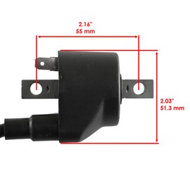 Replacement Powersports Parts – High-Performance Components for Ignition Coil for Honda Fourtrax Rancher At 400 TRX400FA 2004 2005 2006 2007 Mod-C83C-2550