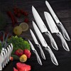 dearithe Knife Sets for Kitchen with Block, 14 Piece High