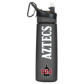 The Fanatic Group San Diego State Tritan Plastic Frosted Sport Bottle, Design-2 - Black