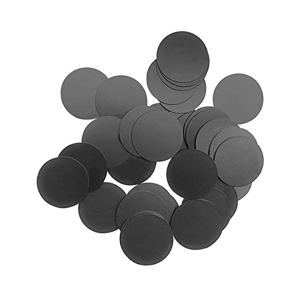 30PCS NFC Tags Black NFC Cards 25mm(1 Inch) Coin NFC