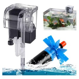Filtro Colgante para acuarios, Filtro de Pared en Cascada para acuarios, 3W, para acuarios pequeños, enchufes USA 110V