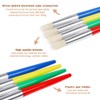 JCF Kids Paint Brushes,4 PCS Childrens Painting Brushes Set Flat