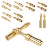 Banana Plug Connector Corrosion-Resistant Banana Connector for Audio Video Amplifier