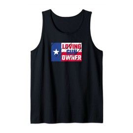 Texas Open Carry Approval Legal Weapon Idea for Men Tank Top, black