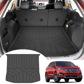 Utiiy Cargo Liner Fit for 2015-2024 Ford Edge 5 Seats Accessories, Cargo Mat TPE Trunk Mat All Weather Trunk Liner Cargo Cover Replacement for 2024 Ford Edge(Cargo Mat)