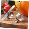 LIFKOME 1Set Stainless Steel Citrus Peelers Ergonomic Orange Peeler Tools