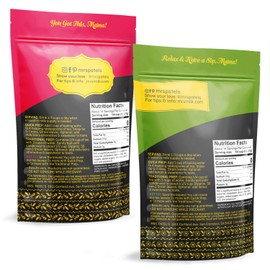 Mrs. Patel's Lactation Tea, Variety Pack with Herbal Blend & Chai Spice, For Breastfeeding and Pumping Moms, Drink Iced or Hot, Loose Leaf, Caffeine Free, GF, Dairy Free, Fenugreek Free (2 Pouches)