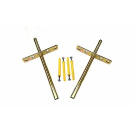 B&Z Heavy Duty Long Concealed/Invisible/Hidden Floating Shelf Support Brackets Pair (1, 200 mm (Backrod 70mm))