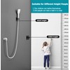 Uenhoy 2 Pack Self-Adhesive Waterproof Shower Head Holder Strong Adhesive