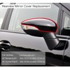 LAUBDGIE Left Driver Side Mirror Cover Cap Compatible with Ford