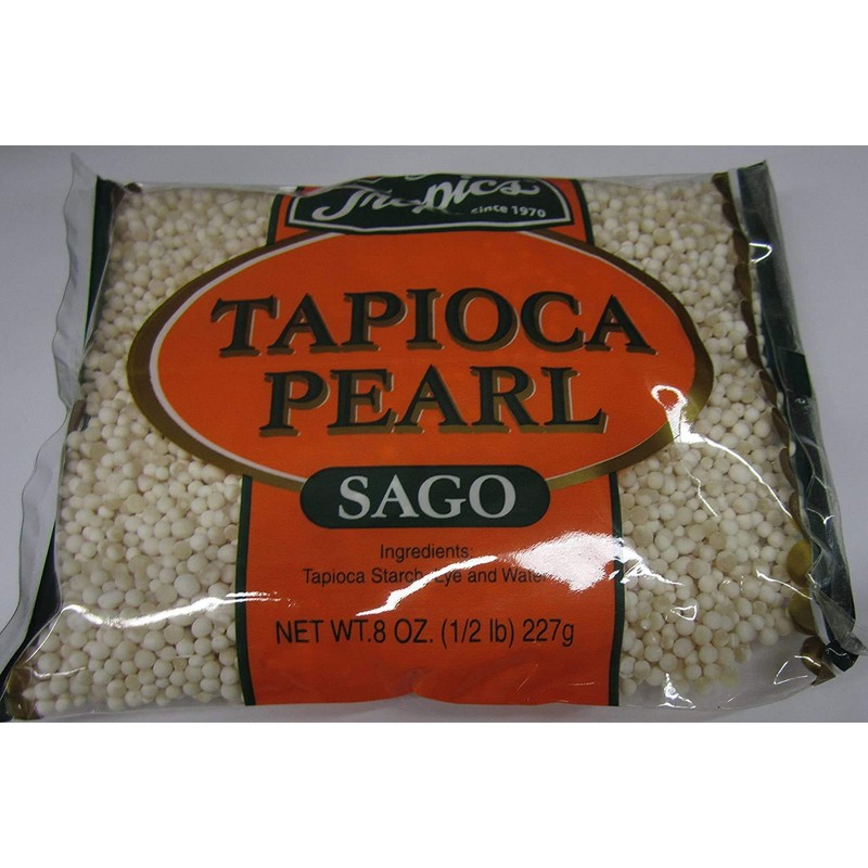 Tropics Tapioca Pearl Sago (Small), Net Wt. 8oz (227g) per