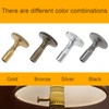 RTNLIT Lamp Switch Knob Replacement, Turn On/Off Socket Knobs Metal