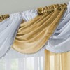 Alan Symonds Sheer Rod Pocket Slot Top Plain Voile Swag