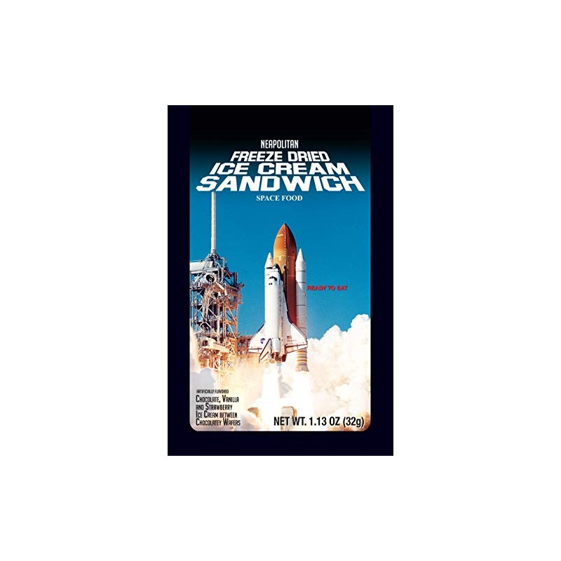 LuvyDuvy NEAPOLITAN Freeze Dried Space Ice Cream Sandwich - 6