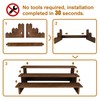 Mobpqable 3 Tier Cupcake Stand Wood - 30s Quick Assembly,