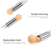 Nail Art Sponge Brush Applicator with 4 Pieces Replacement Head,