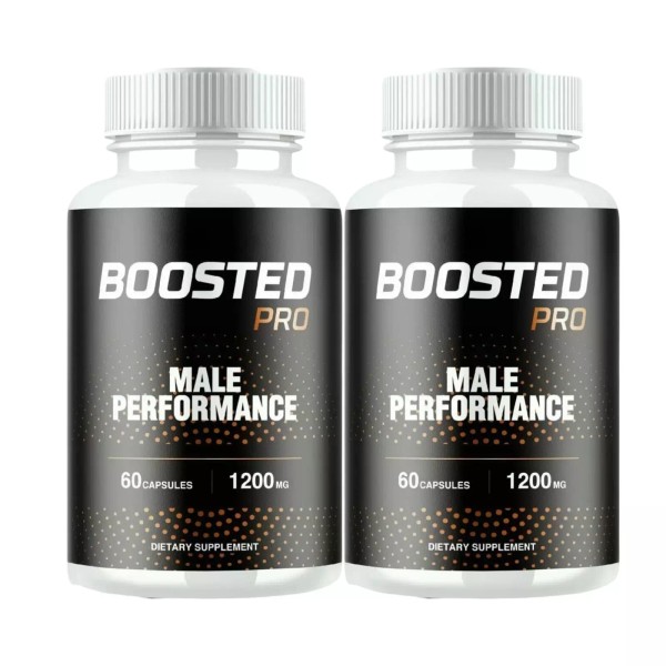 Boosted 2-Pack Boosted Pro Capsules for Male Performance and Energy