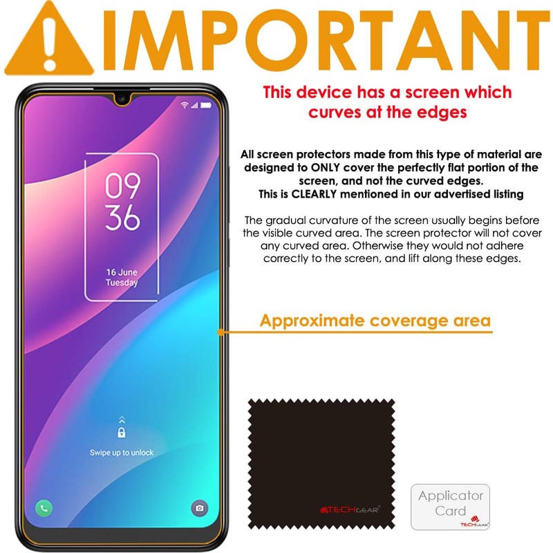 TECHGEAR [5 Pack] Screen Protectors Compatible for TCL 306& TCL