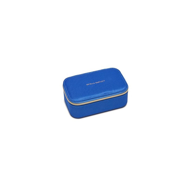 Estella Bartlett Bright Blue Satin Mini Jewellery Box