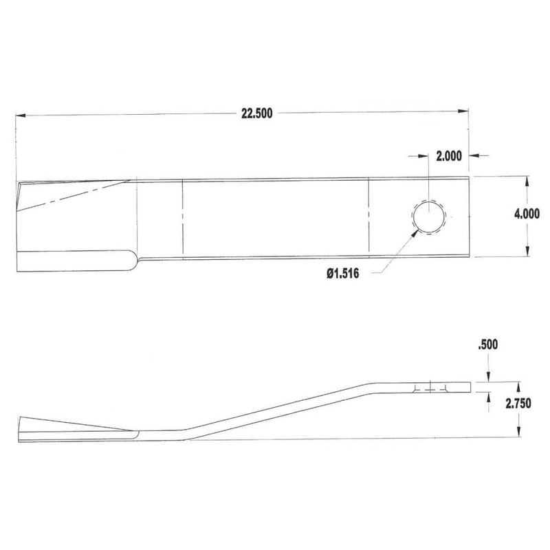 Rancher Supply 00775267 Rhino Blade Pair