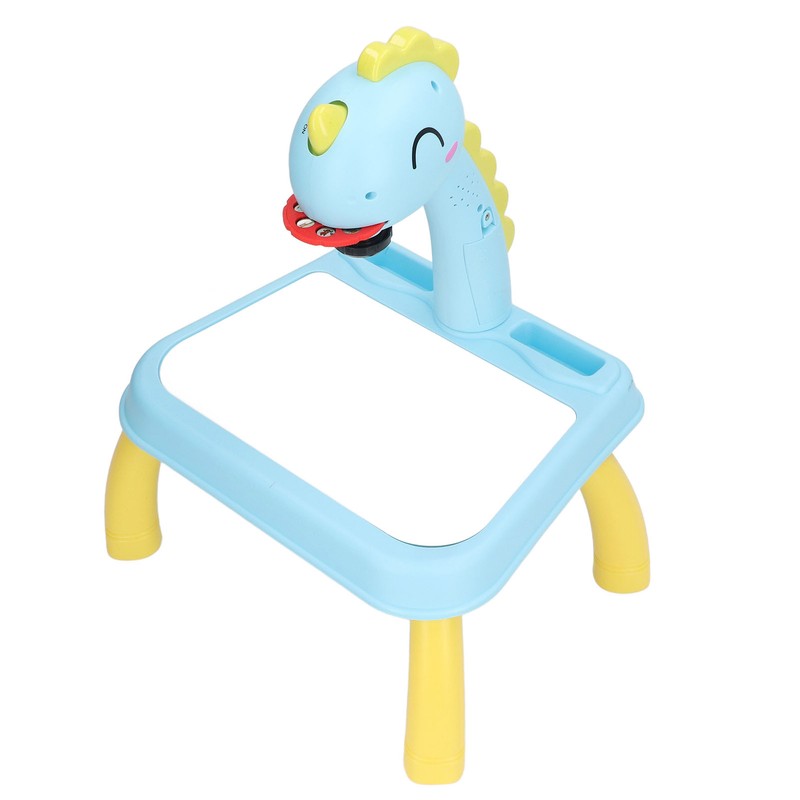 Drawing Projector Table Cute Dinosaur Design Bright Colors Detachable Smart