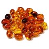 Amber Beads, Artificial Resin, Fire Amber, 13 x 11 mm,