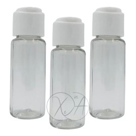 Xena Envases Mini Botellas Pequeñas 20 Ml Tapa Flip Top X 40 Pzs