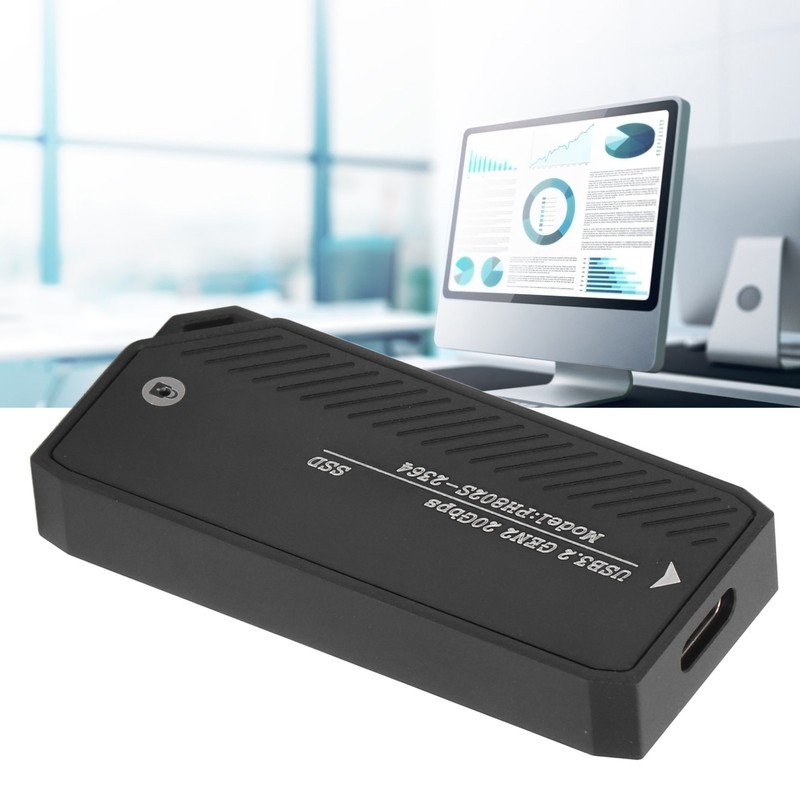 M.2 to Type C NVMe SSD Enclosure USB Adapter 20Gbps