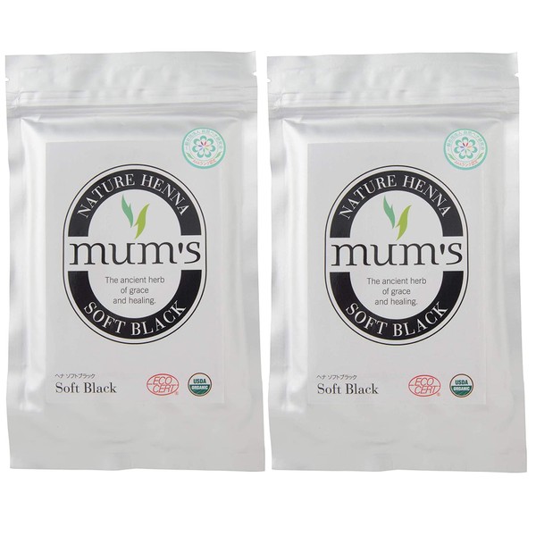 Mums Henna Soft Black 3.5 oz (100 g), Set of
