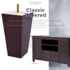 Btowin 4 inch Solid Wood Furniture Legs, 4Pcs Mid-Century Modern