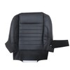 Mythoria Front Driver Bottom Replacement Leather Seat Cover Black #