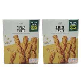 M&S Cheese Twist All Butter Puff Pastry with Gruyere Cheese, Made in France - 250g (2 Pack)