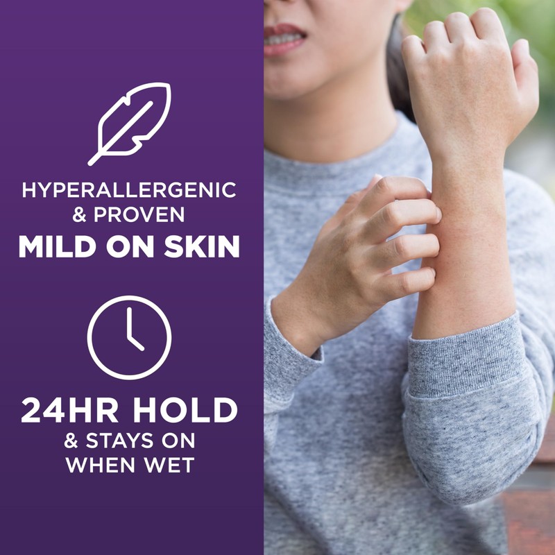 Band-Aid Brand Adhesive Bandages for Sensitive Skin, Hypoallergenic First Aid