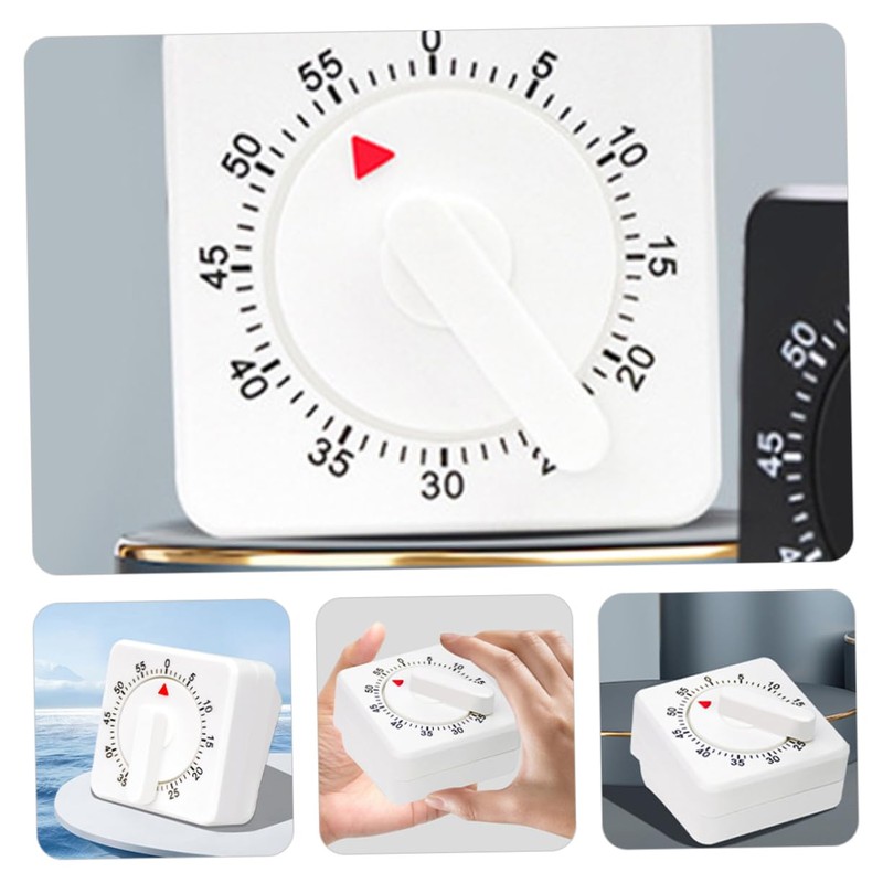 FUNOMOCYA Mechanical Kitchen Timer Countdown Tool Portable Reminder for Cooking