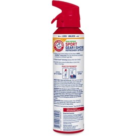 Arm & Hammer™ Sport Gear & Shoe Refresher Spray, Heavy Duty Odor Defense for Sports Gear and Footwear, Deodorizer for Gym Bags, Boxing Gloves, Hockey Equipment, and Football Pads (6.7 oz) (3 pack)