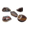Tiger Iron Large Crystal Gemstone Tumbled Stone - 1 Pc