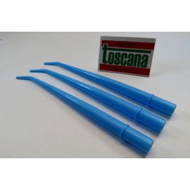 Surgical Aspirator Suction Tips Blue 25 Pack 1/16'' Dental 1A5193 Toscana