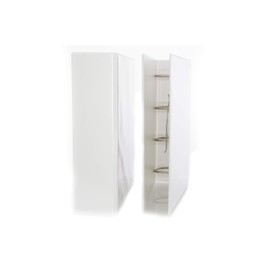 DIN A5 Folder 4 Mechanism PVC White 80 mm Spine Width Filling Height 65 mm