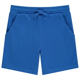 STITCH & STONE Boys’ 4-Pack French Terry Shorts – Soft & Breathable Cotton Lounge Shorts with Elastic Waist & Drawstring