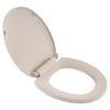 American Standard 5259B65MT.021 Cardiff Slow-Close Round Front Toilet Seat, Bone