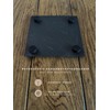 Slate Coaster Set (4 Pieces) for Gin with Gin Sayings