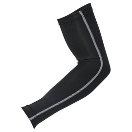 Otafuku Gloves JW-618 Summer Arm Cover, Compression Sweat Absorbent, Quick Drying, UV Protection, Cool Touch Feeling, Black, L, Set of 3