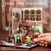 Cutefun Book Nook Kit - DIY Miniature Dollhouse Kit for